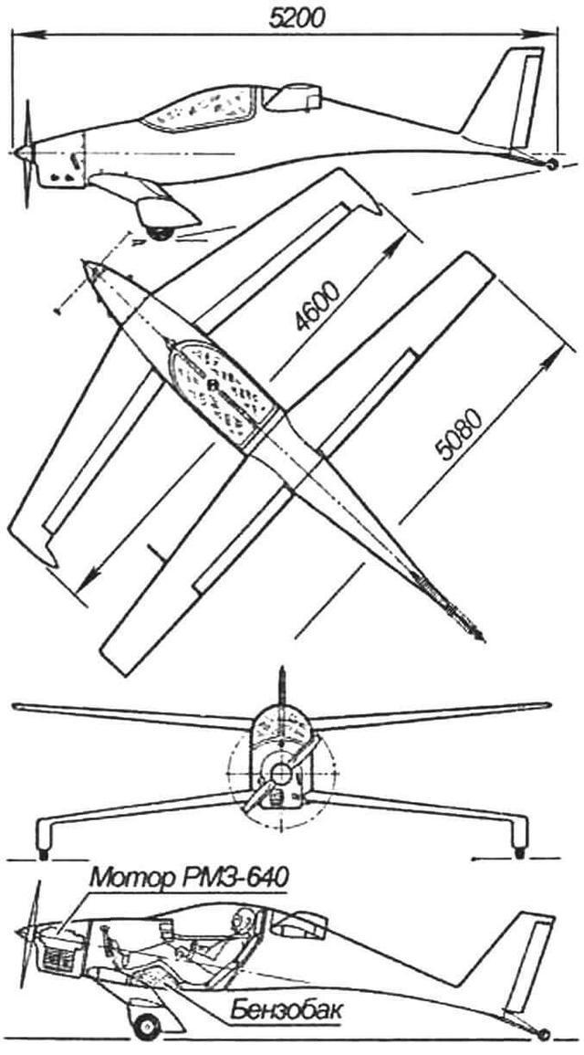 苏维埃航空探索史—被中央开云体育 开云平台空气流体力学研究院相中的业余轻型飞机(图2)
