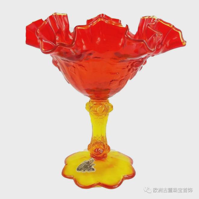 开云 开云体育官网19世纪玻璃器篇——套色玻璃(图7)