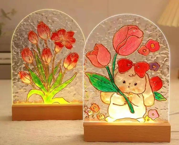 文明实践 这周六玻璃画小夜灯制作亲子活动等你来Kaiyun 开云体育